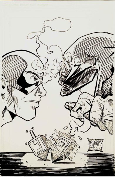 Original Artwork – Chanukah 2018 Illustration